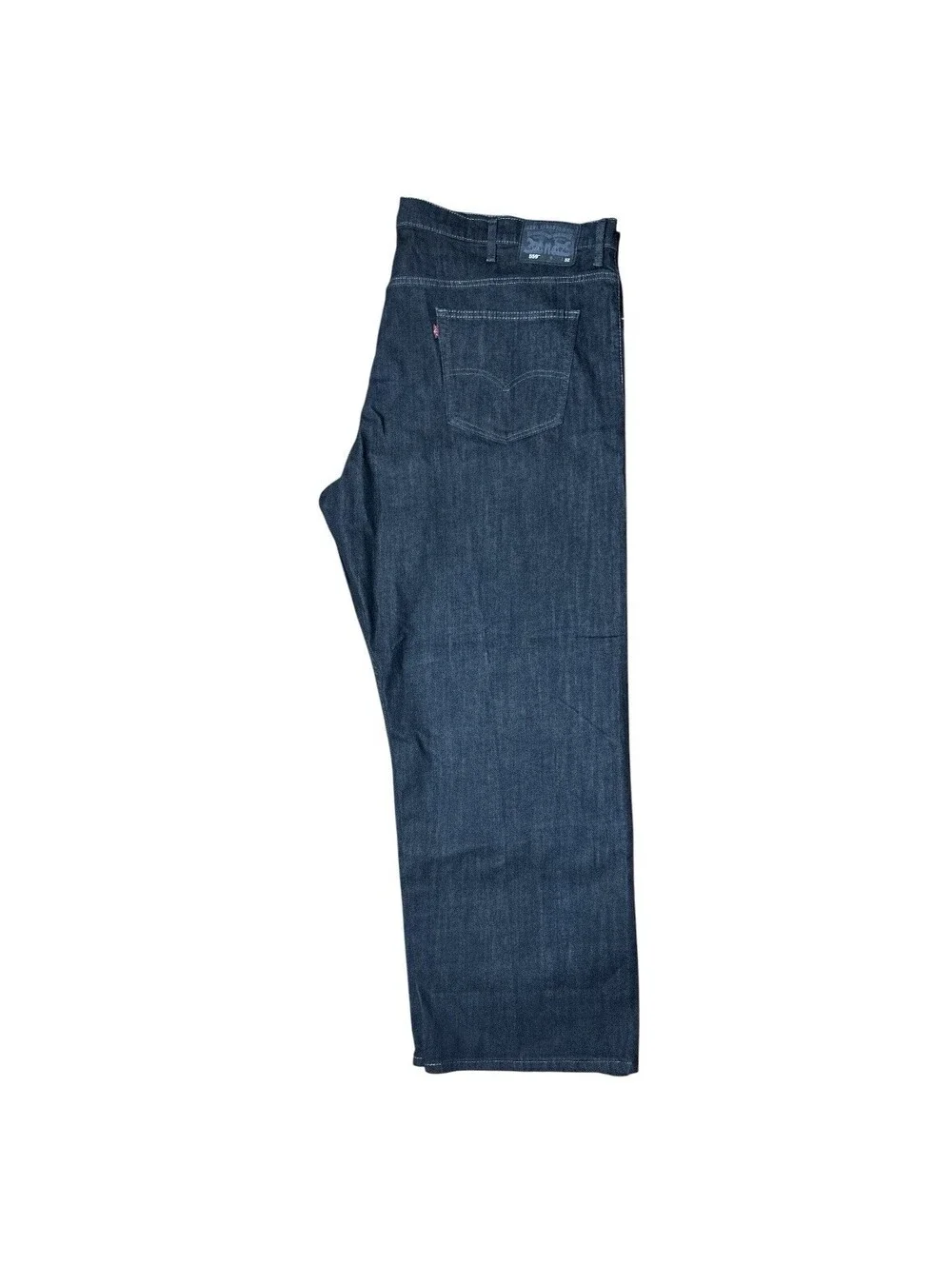 Levi’s 559 Mens 52x32 Relaxed Fit Black Denim Jeans Casual Cotton Straight Leg